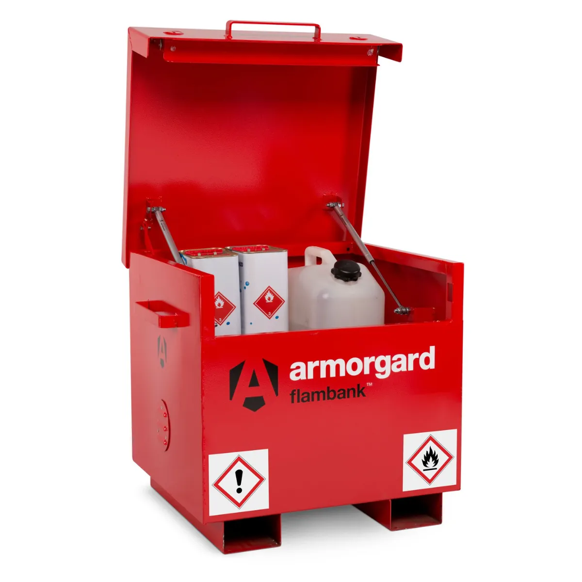 Armorgard FB21 Flam Bank Site Box 780mm x 630mm x 675mm Safe Storage for Flammable Materials