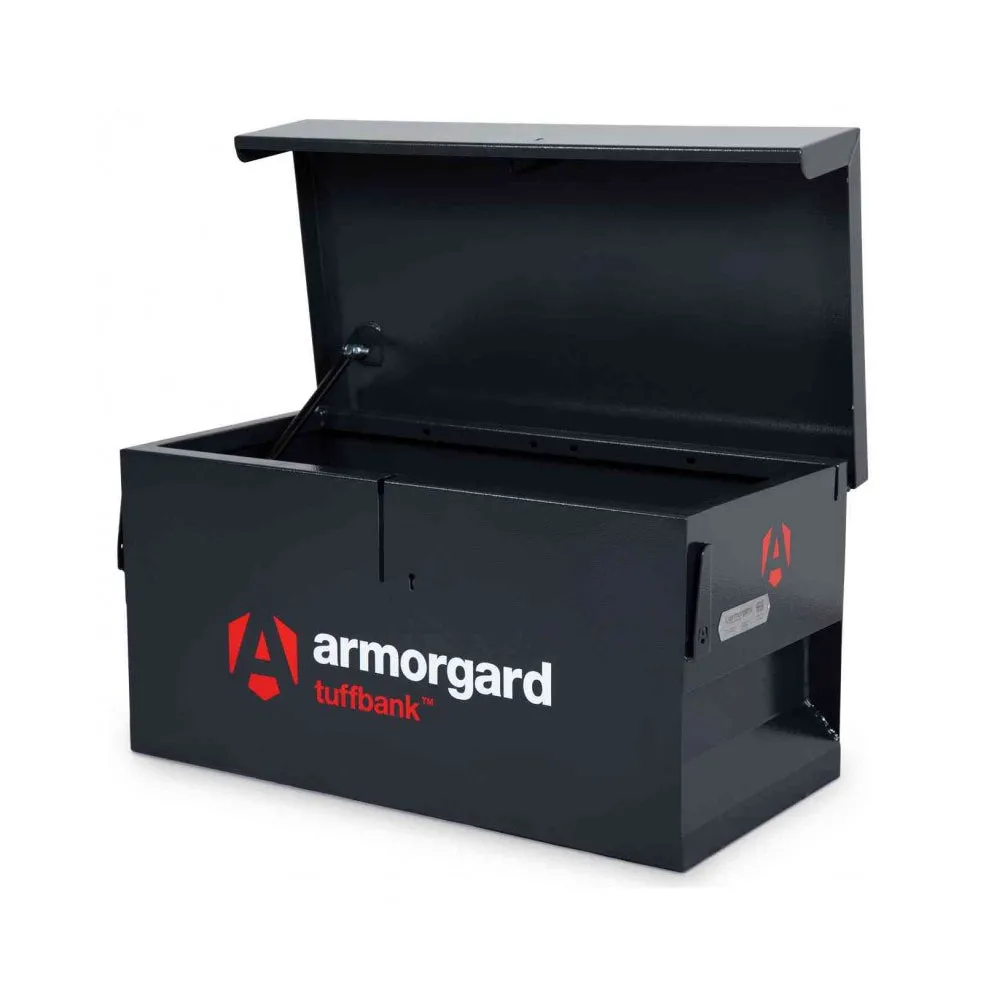 Armorgard TB1 Tuffbank Van Box 950mm x 510mm x 460mm Secure Storage Solution for Tools and Equipment
