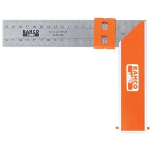 Bahco BAH9048300 300mm 12 Aluminium Block & Steel Try Square