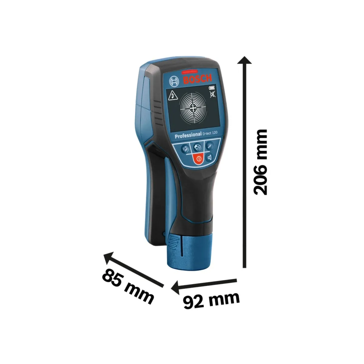 Bosch D-TECT 120 Professional Wall Scanner with L-BOXX 136 Compact & Versatile 0601081308