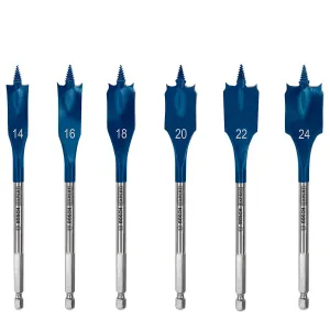 Bosch Expert Self Cut Speed Spade Drill Bit Set Of 6 Piece - 2608900332