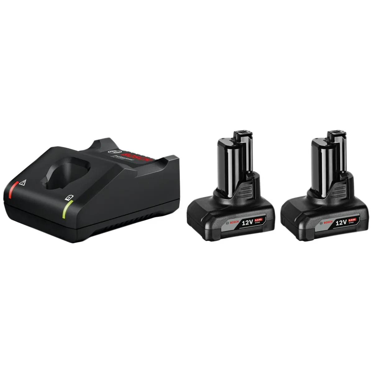 Bosch GBA 6.0Ah Battery & Charger Starter Kit High Capacity. Fast Charging for Power Tools 0600A01B21