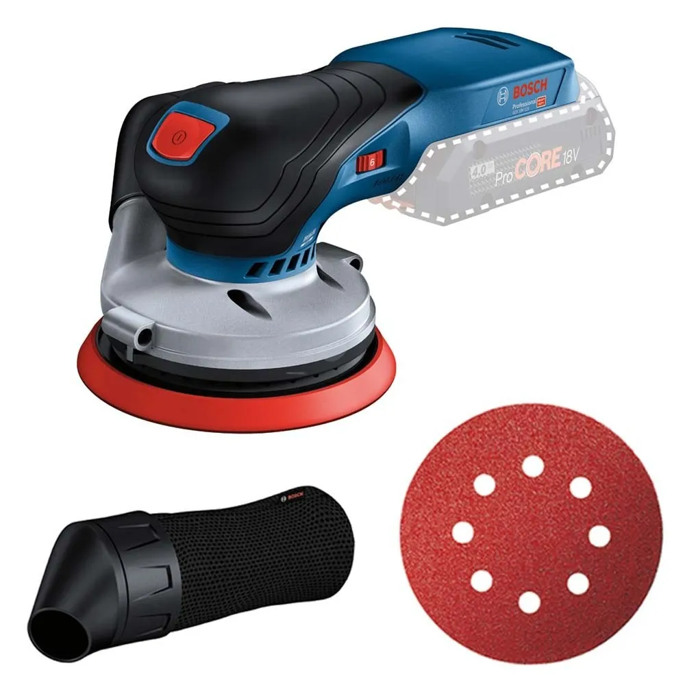 Bosch GEX 18V-125 125mm Professional Random Orbital Sander Body Only Compact & Versatile Tool 0601372201