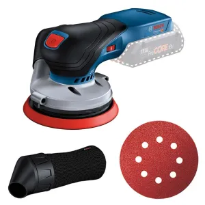 Bosch GEX 18V-125 125mm Professional Random Orbital Sander Body Only Compact & Versatile Tool 0601372201
