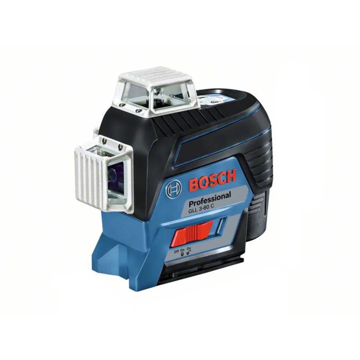 Bosch GLL 3-80 C Professional 360 Line Laser with Batteries & Adapter for Precision Levelling 0601063R00