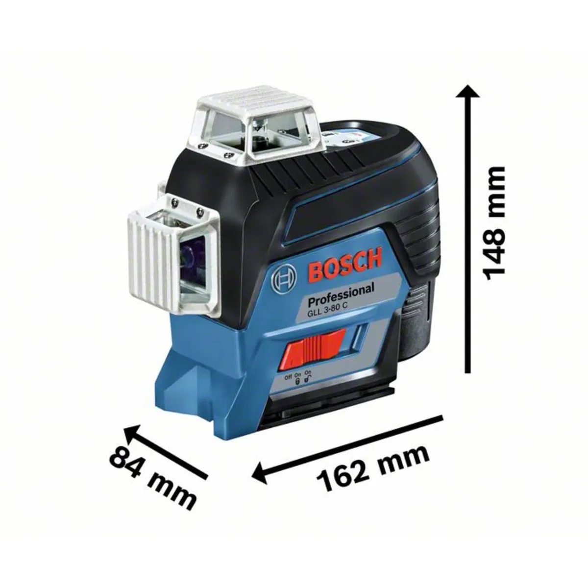 Bosch GLL 3-80 C Professional 360 Line Laser with BM 1 Professional Universal Mount 0601063R03