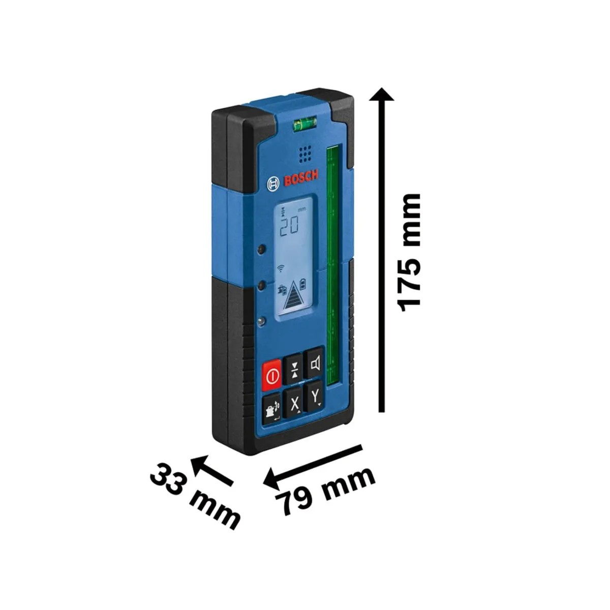 Bosch LR 60 G Professional Laser Receiver Precision Detection for Green Laser Beams 0601069T00