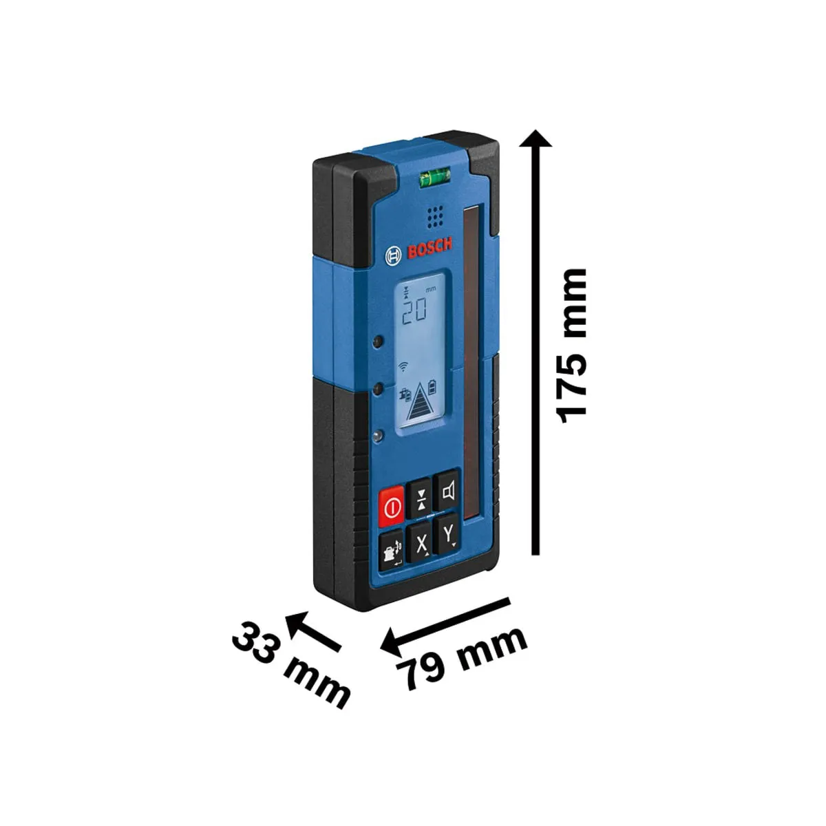 Bosch LR 60 High-Performance Professional Laser Receiver for Accurate Leveling 0601069P00