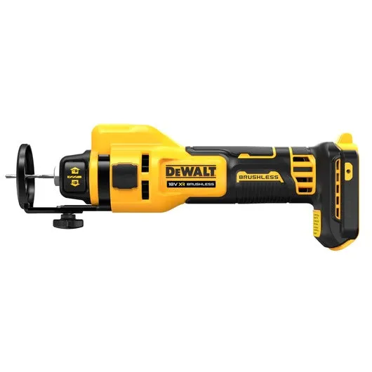 DeWalt DCE555N-XJ 18V XR Brushless Drywall Cut Out Tool with 1 x 5.0Ah Battery Charger & Bag
