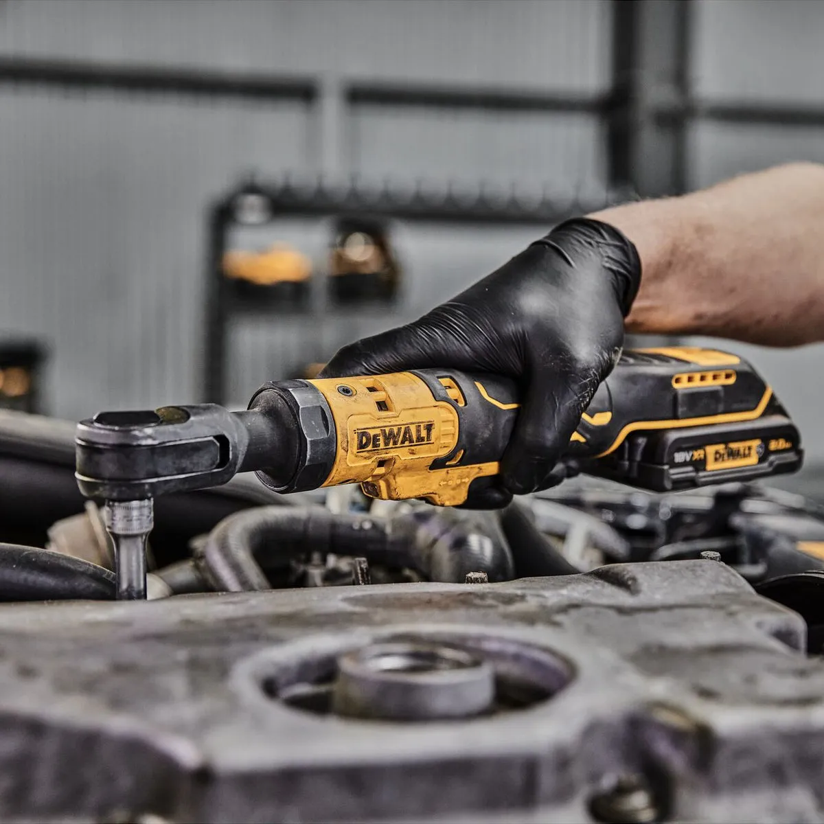 DeWalt DCF513N-XJ 18V XR Brushless 3/8 Open Head Ratchet Body Only