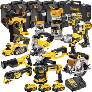 Dewalt DCKT4T13B4 18V 3 x 5.0Ah Battery & Charger XR 13 Piece TStak Tool Storage Kit
