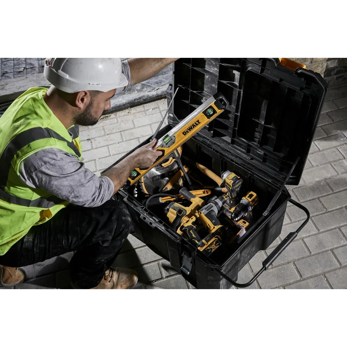Dewalt DEW178711 TSTAK IP54 Job Chest Durable. Waterproof Storage for Tools & Equipment