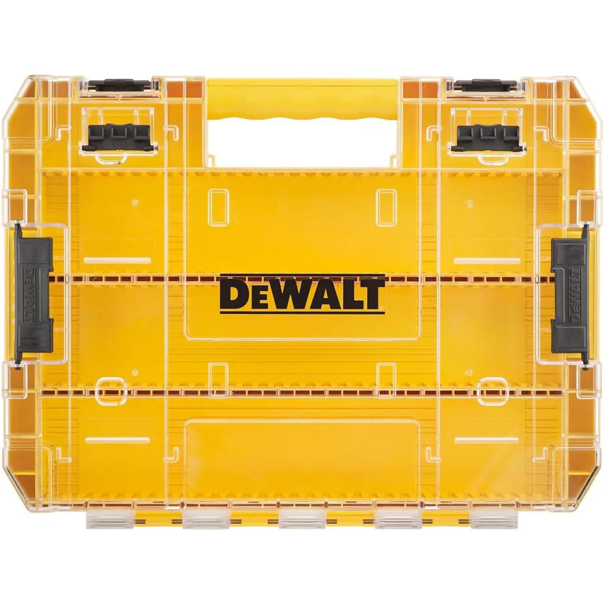 Dewalt DT70804-QZ Large Tough Case Organiser with Small Bulk Storage Case. Dividers. Screwdriver Bit Bars (Empty)