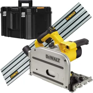 Dewalt DWS520KT 165mm Plunge Saw 240V with 1.5m Guide Rail