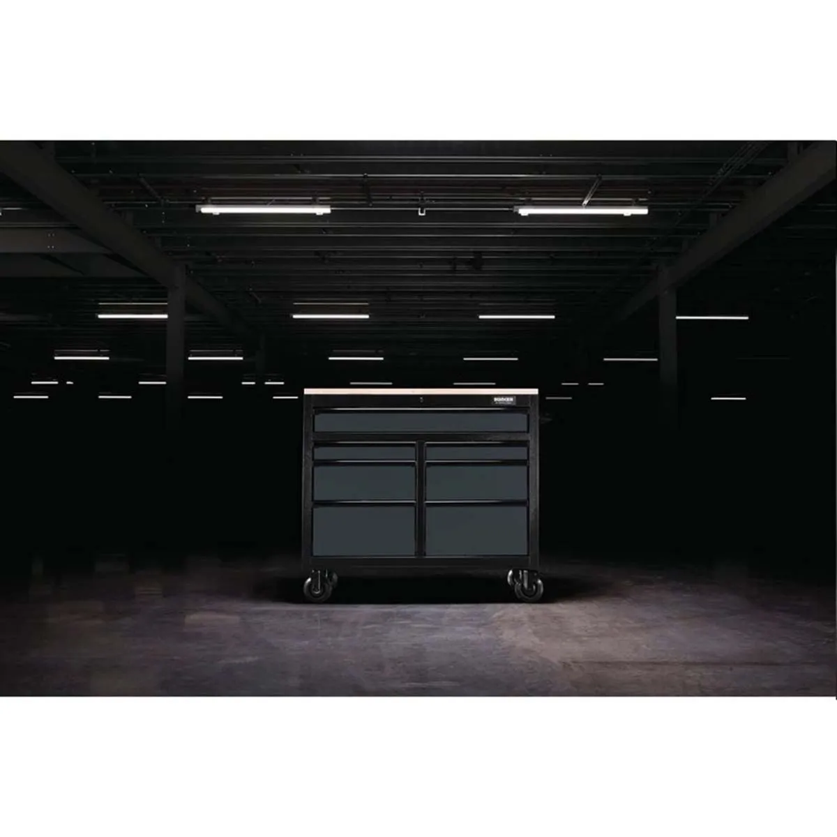 Draper B100-41G BUNKER 41 Workbench Roller Tool Cabinet 7 Drawer Grey 08216