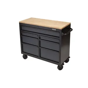 Draper B100-41G BUNKER 41 Workbench Roller Tool Cabinet 7 Drawer Grey 08216