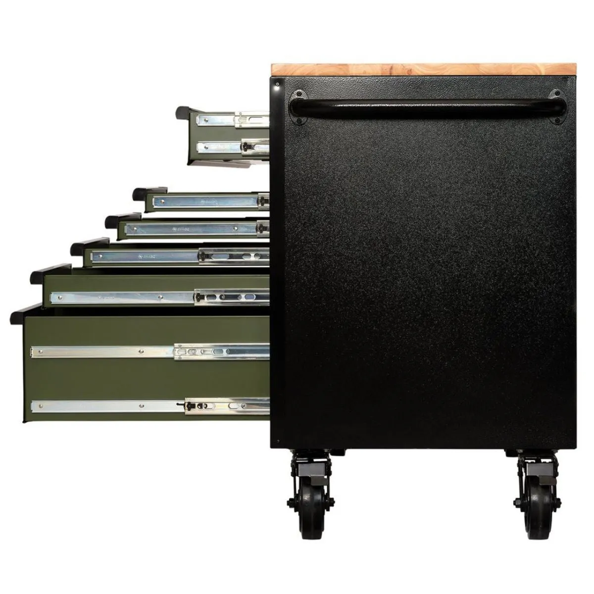 Draper B100-56GR BUNKER 56 Workbench Roller Tool Cabinet 10 Drawer Green 08236