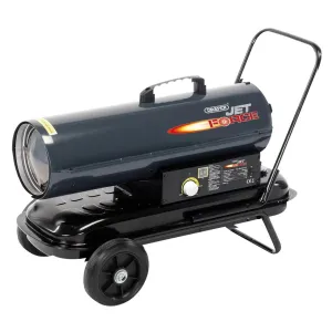 Draper DSH751 CW WHLS Jet Force Durable Diesel. Kerosene and Paraffin Space Heater 22 kW 53926