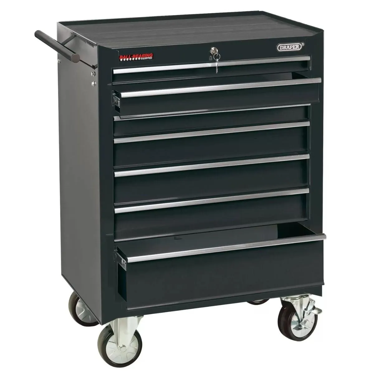 Draper RC7D/BK 26 Roller Tool Cabinet 7 Drawer Black 35743