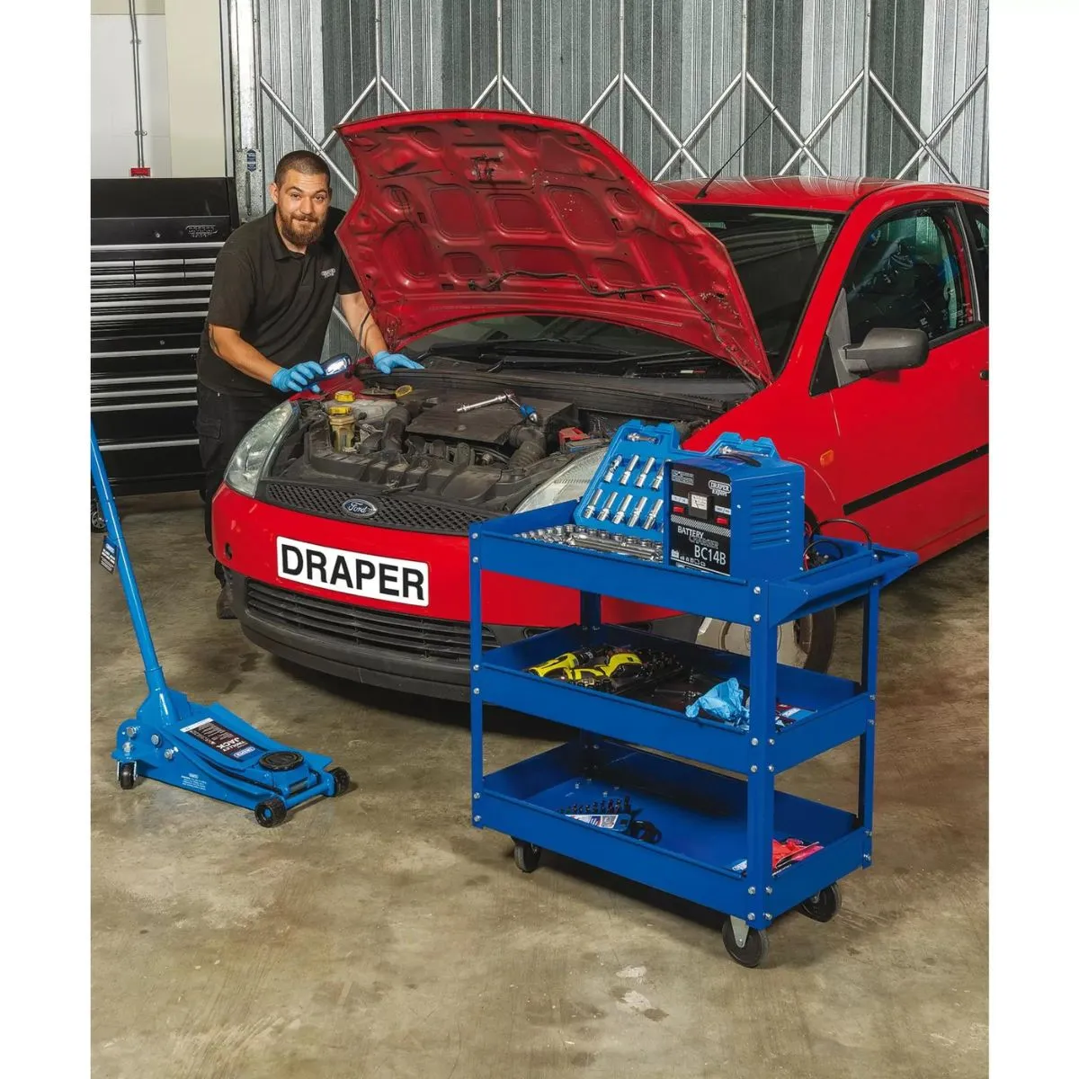 Draper TTB3 3 Tier Tool Trolley 07630