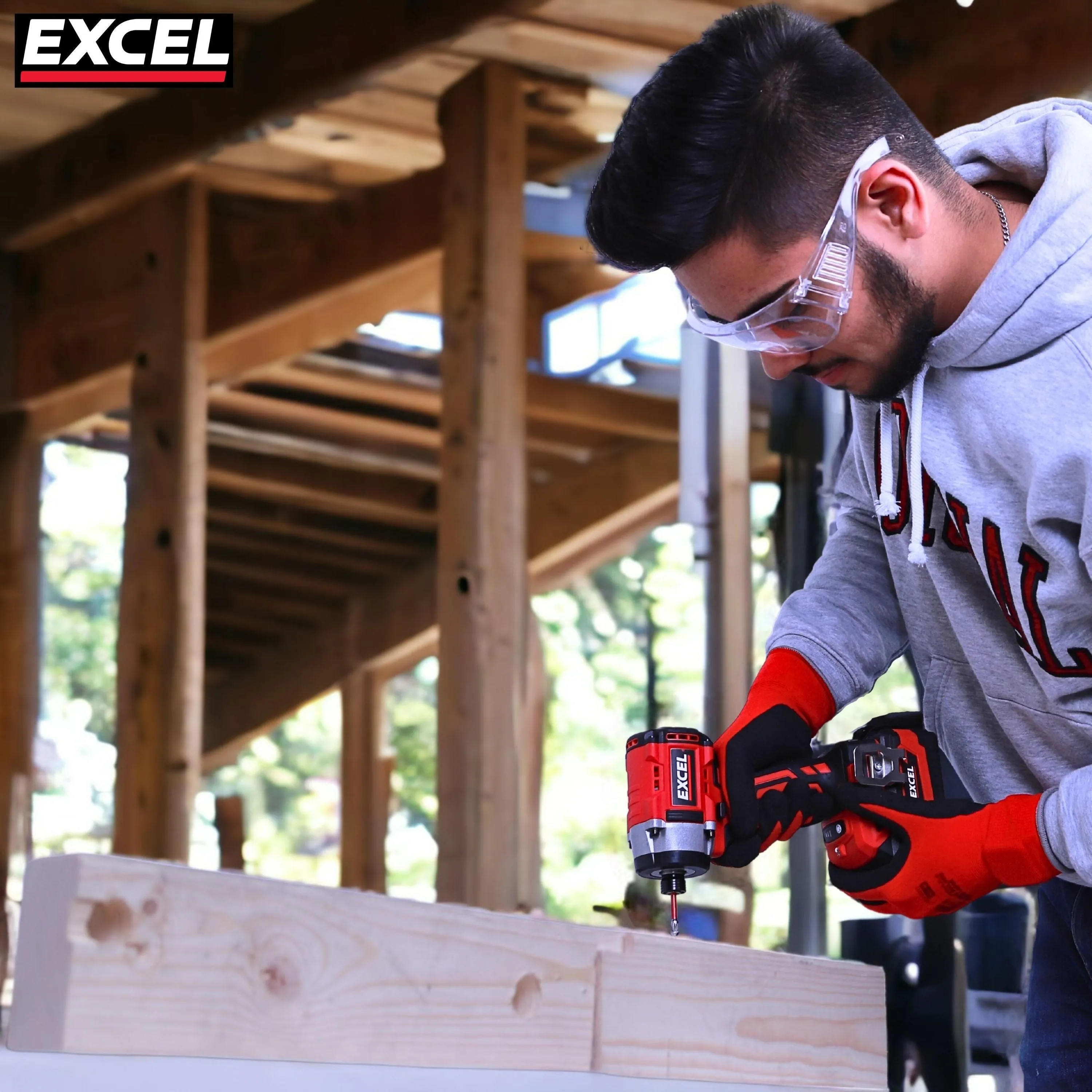 Excel 18V Brushless Impact Driver Body Only (Battery & Charger Not Included)