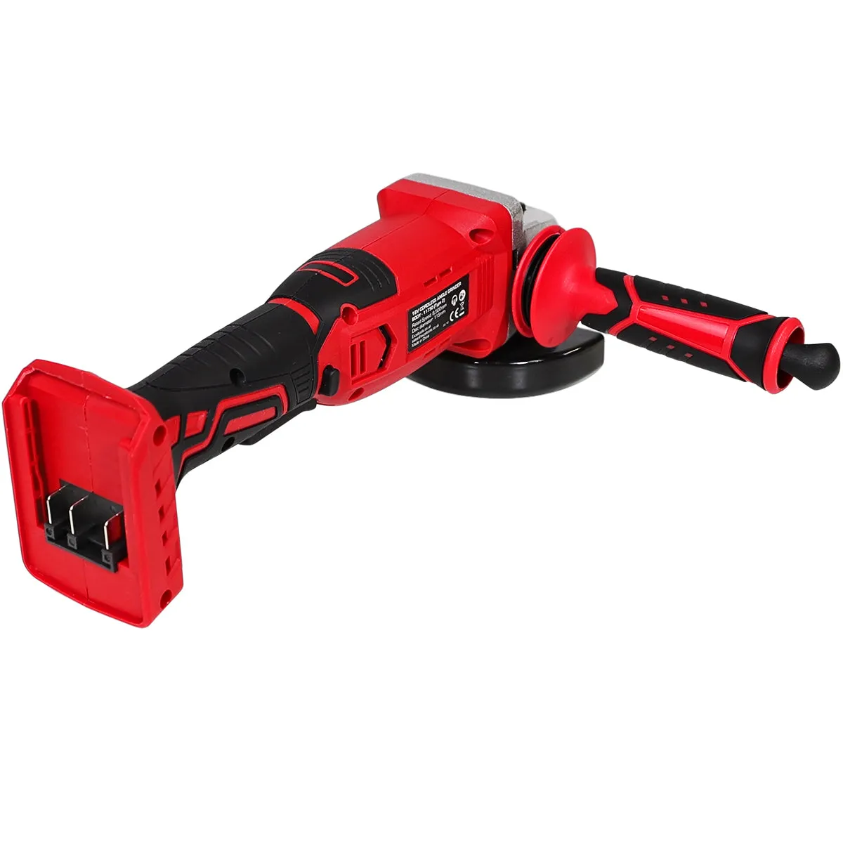 Excel 18V Cordless Angle Grinder 115mm with 1 x 2.0Ah Battery & Charger