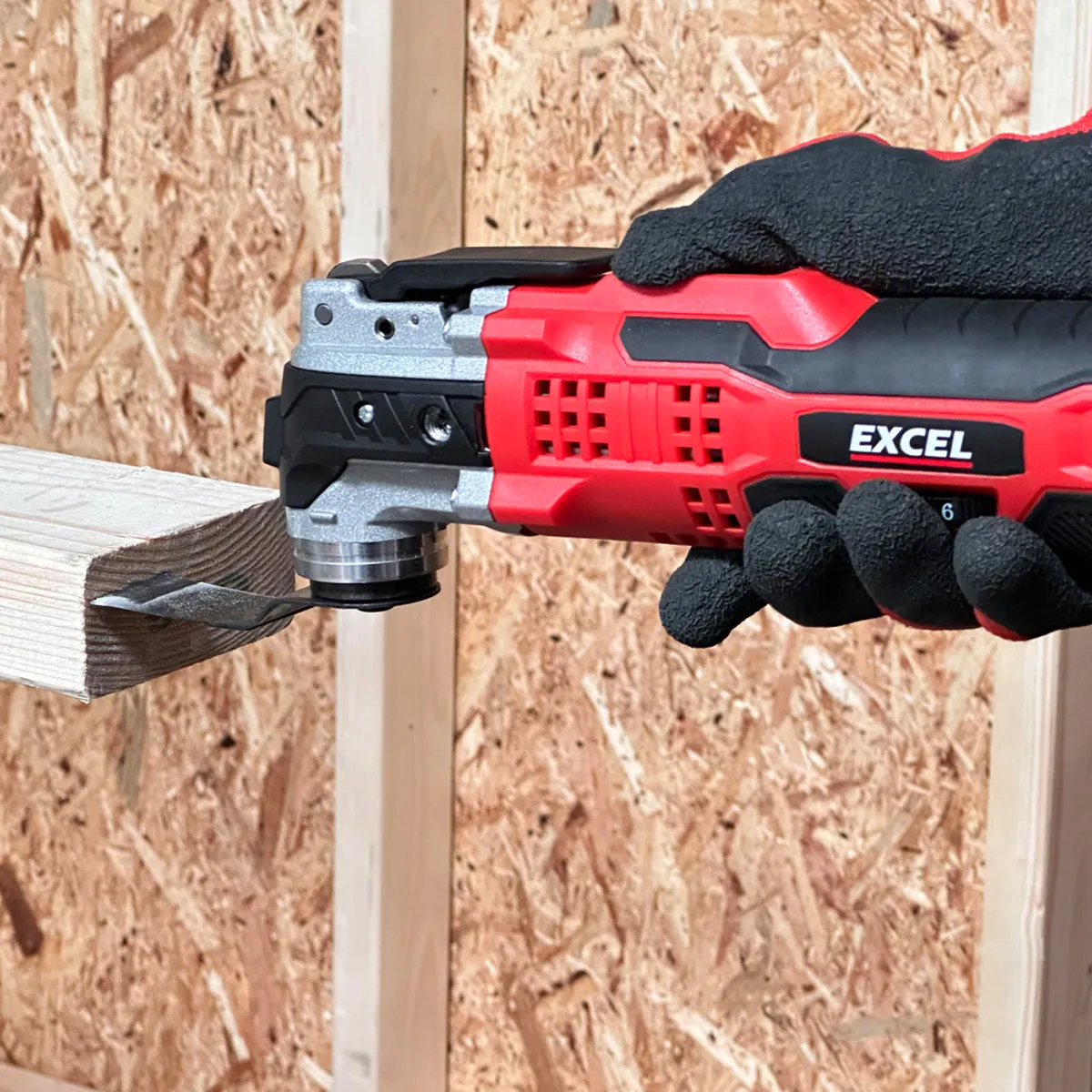 Excel 18V Oscillating Multi Tool with 1 x 4.0Ah Battery Charger & 39 Piece Accessories Set