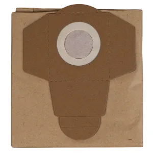 Excel Filter Bags for 30L Wet & Dry Vacuum Cleaner Pack of 5 - SKU 31438 / 31439