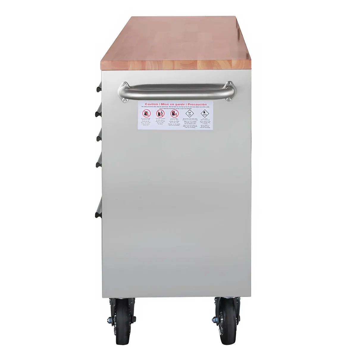 Excel Stainless Steel 10 Drawer Roller Tool Cabinet & Workbench