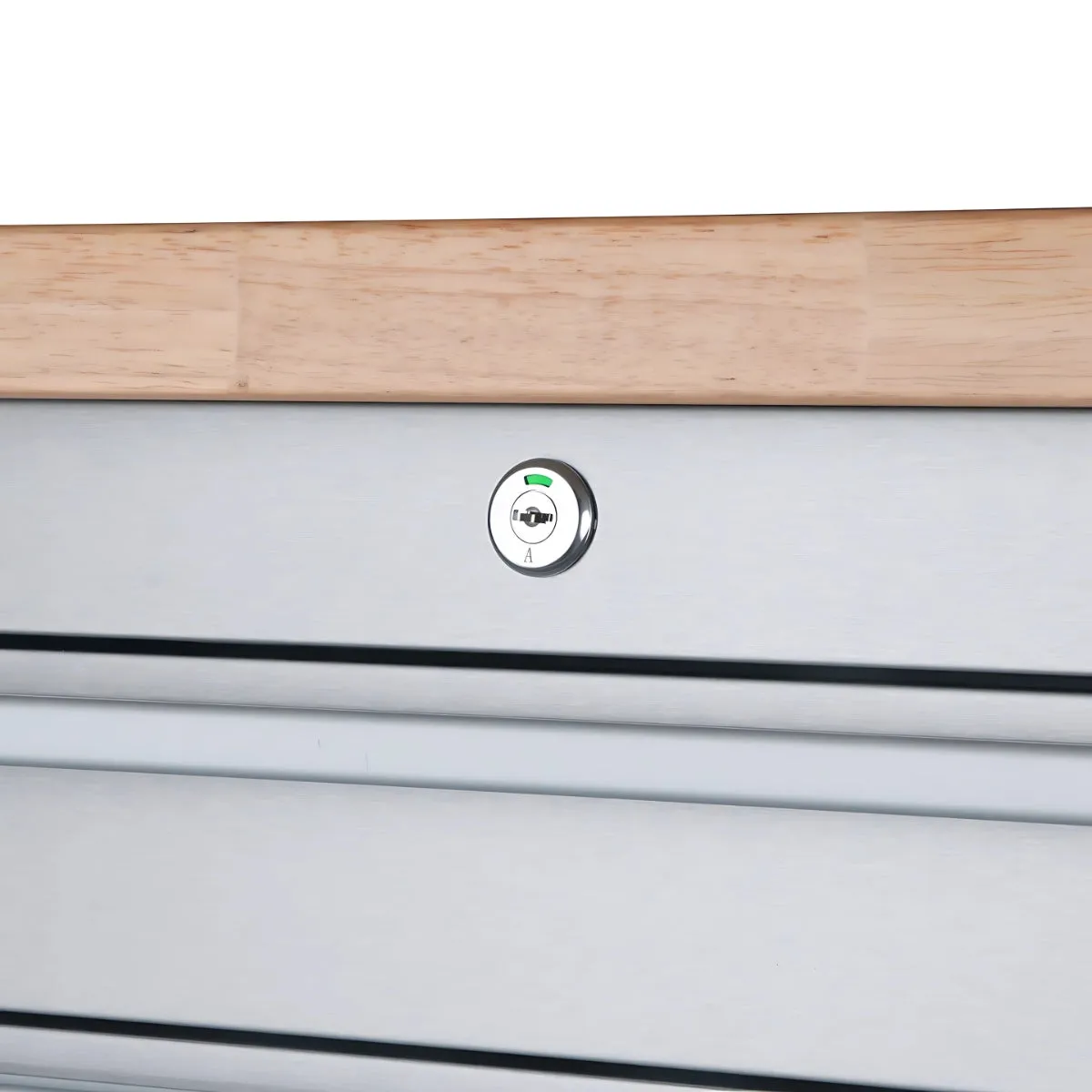 Excel Stainless Steel 10 Drawer Roller Tool Cabinet & Workbench