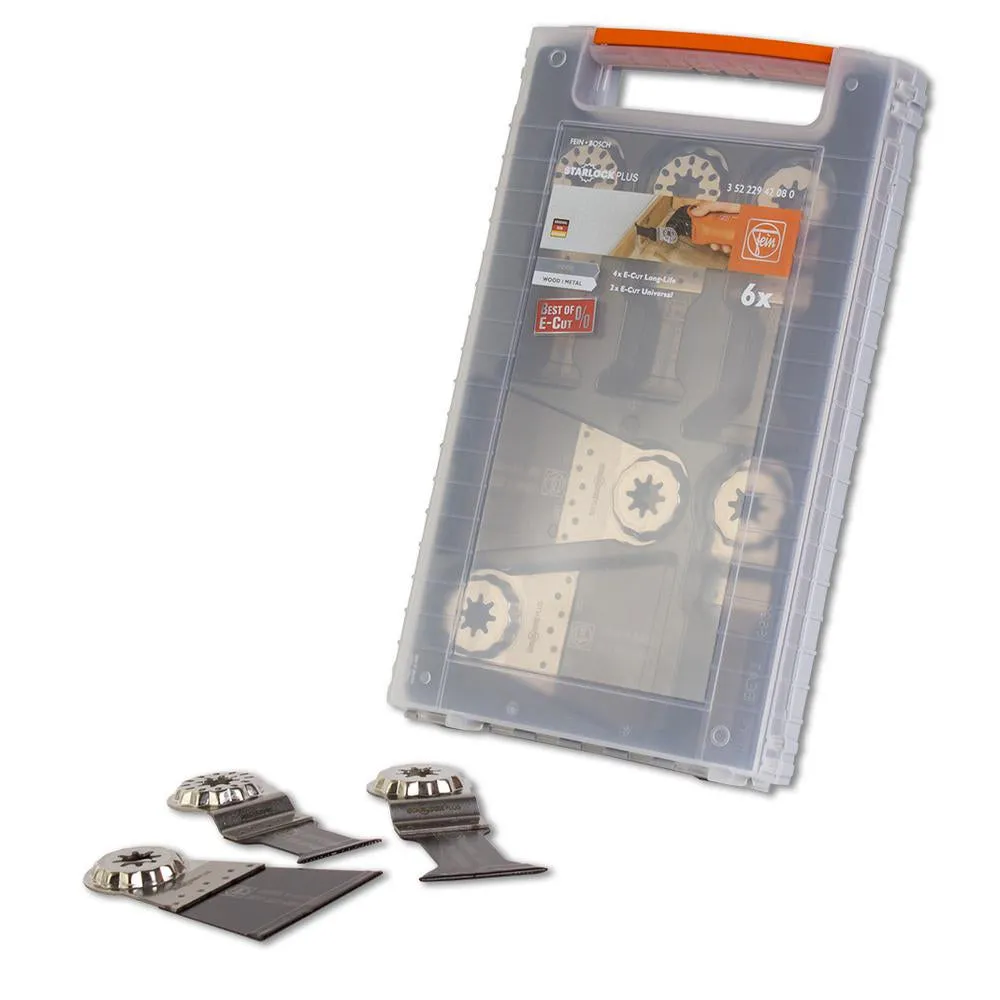Fein Starlock E-Cut Wood Metal Multi-Tool Blade Pack of 6 Piece - 35222967010