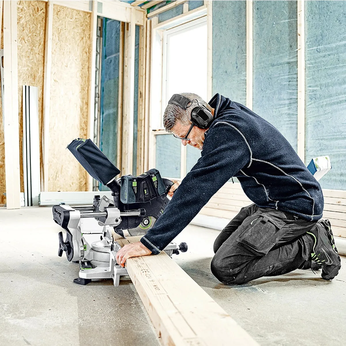 Festool KAPEX KSC 60 EB-Basic 36V Brushless 216mm Sliding Compound Mitre Saw - 577775