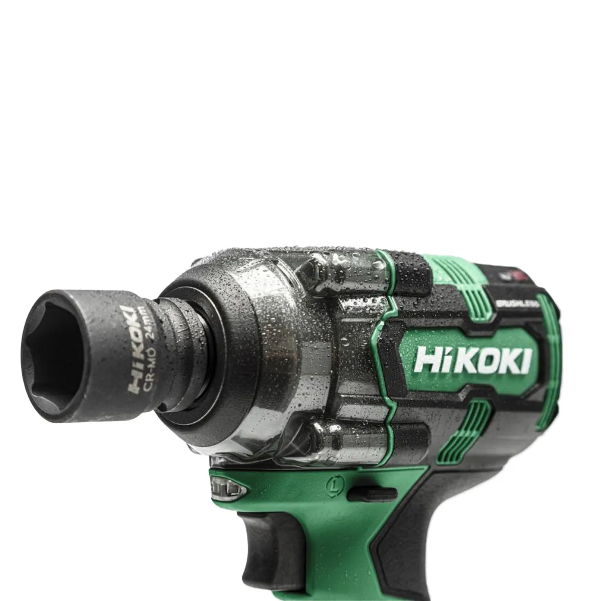Hikoki WR18DHW2Z 18V Brushless 1/2 Impact Wrench with 1 x 2.5Ah/5.0Ah Battery Charger & Case