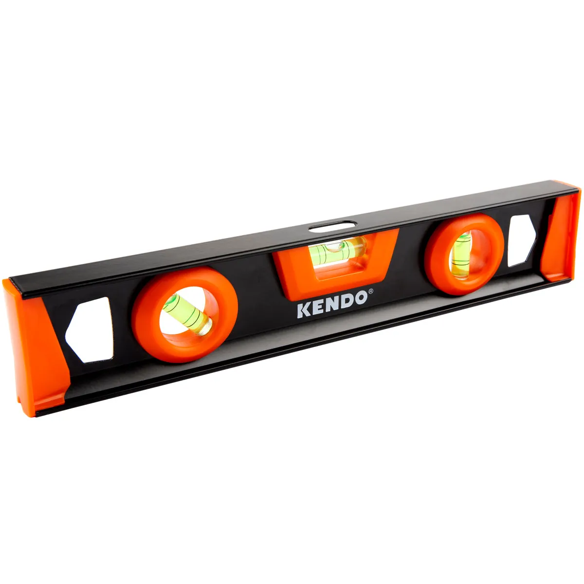 Kendo Magnetic Aluminium & Spirit Level Set 300mm. 600mm. 1200mm