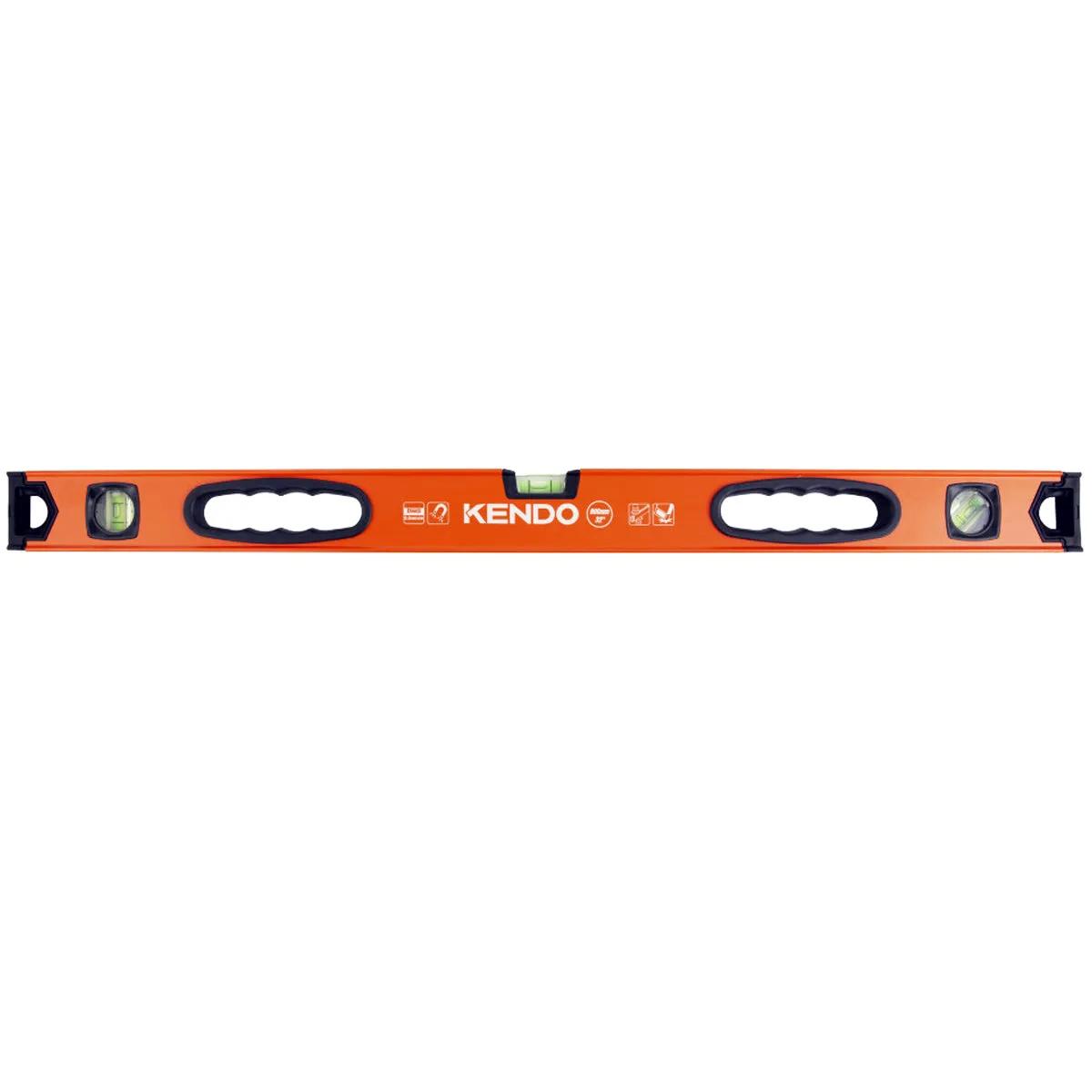 Kendo Magnetic Aluminium Level 600mm & 1200mm Pack of 2