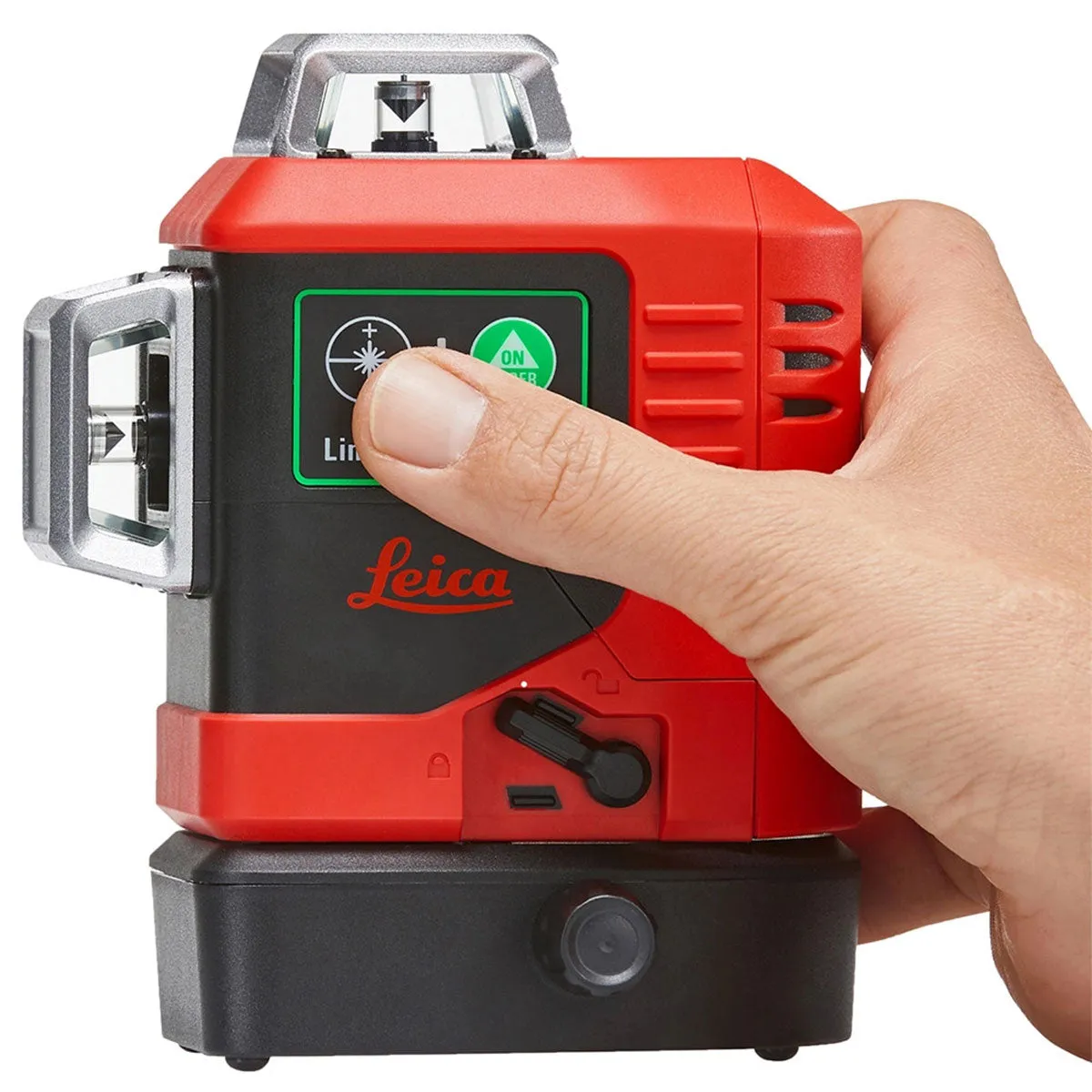 Leica Lino LGS-L6G Self-Levelling Green Multi-Line Laser With Battery. Charger & Case