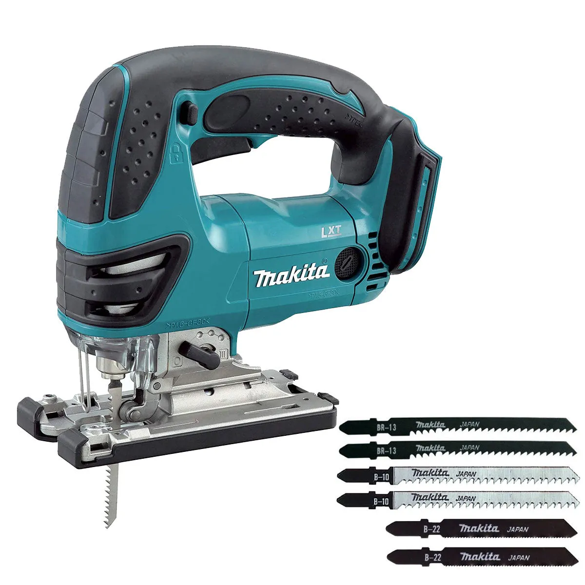 Makita 18V 6 Piece Combo Kit with 2 x 5.0Ah Battery Charger & Accessories Set T4TKIT-17234