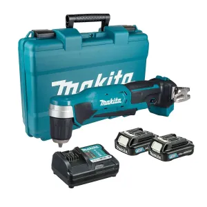 Makita DA333DWAE 12V max CXT Angle Drill With 2 x 2.0Ah Batteries. Charger & Carrying Case
