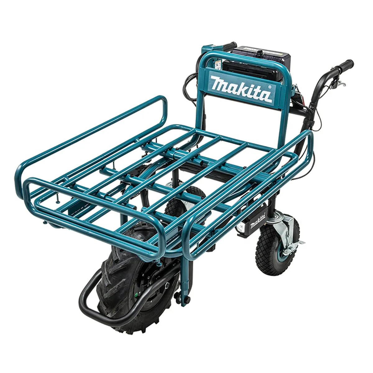 Makita DCU180PT2 18V LXT Brushless Wheelbarrow With 2 x 5.0Ah Batteries & Charger