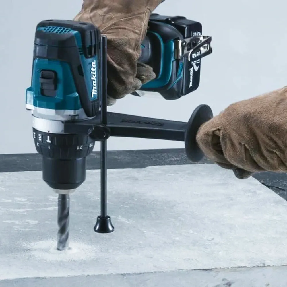 Makita DHP458Z 18V Combi Drill With 1 x 5.0Ah Battery Charger & Type 3 Case