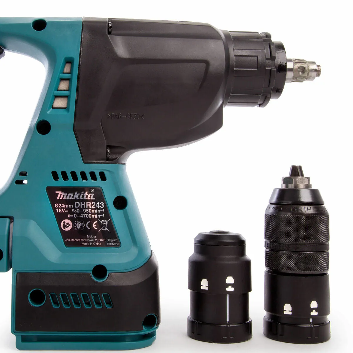 Makita DHR243Z 18V LXT Brushless 24mm SDS  Rotary Hammer Drill With 1 x 5.0Ah Battery & Charger