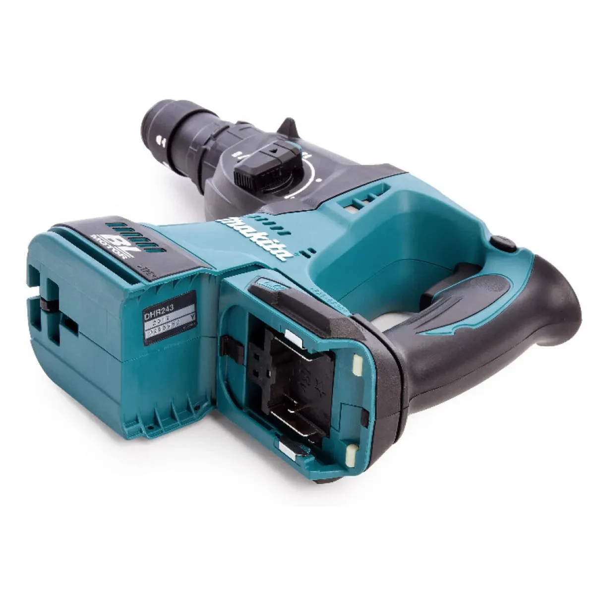 Makita DHR243Z 18V LXT Brushless 24mm SDS  Rotary Hammer Drill With 1 x 5.0Ah Battery & Charger