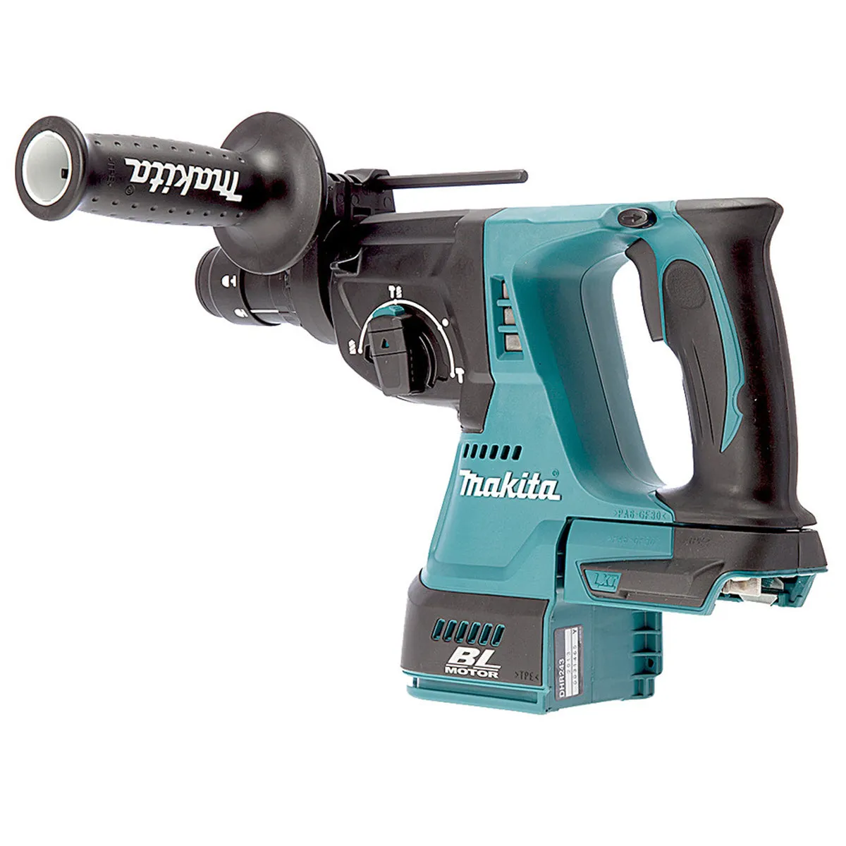 Makita DHR243Z 18V LXT Brushless 24mm SDS  Rotary Hammer Drill With 1 x 5.0Ah Battery & Charger