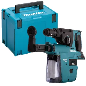 Makita DHR243Z 18V LXT Brushless 24mm SDS  Rotary Hammer Drill With Case & Dust Extraction System