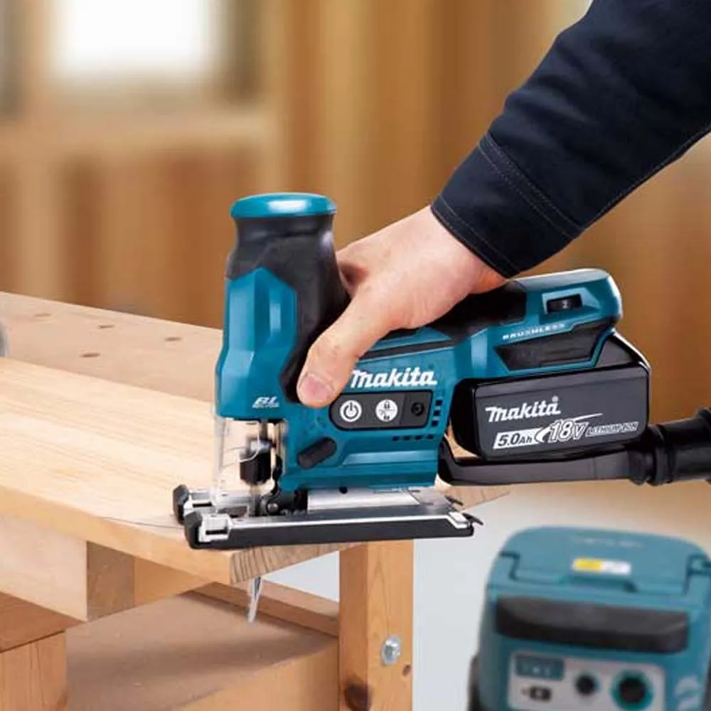 Makita DJV185Z 18V Brushless Jigsaw with 1 x 5.0Ah Battery