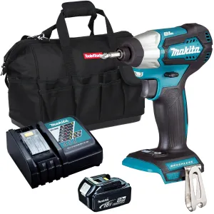 Makita DTD155Z 18V LXT Brushless Impact Driver with 1 x 5.0Ah Battery Charger & Bag