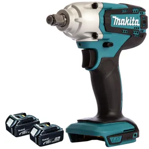 Makita DTW190Z 18V LXT 1/2 Square Impact Wrench With 2 x 5.0Ah Batteries
