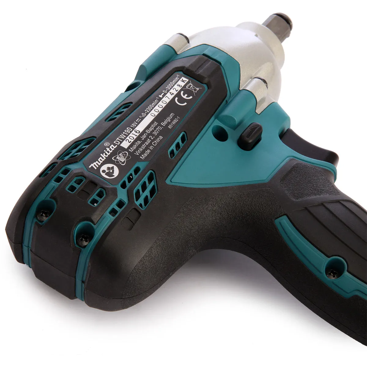 Makita DTW190Z 18V LXT 1/2 Square Impact Wrench With Mak Case Type3