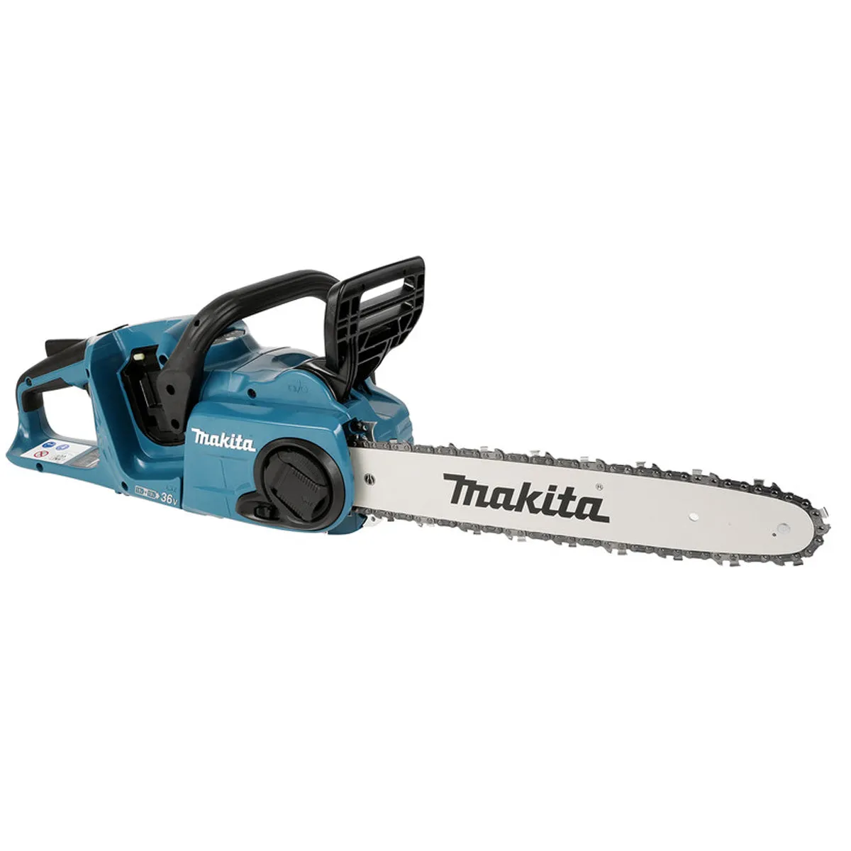Makita DUC353Z 36V Brushless 350mm Chainsaw With 2 x 5.0Ah Battery & Charger