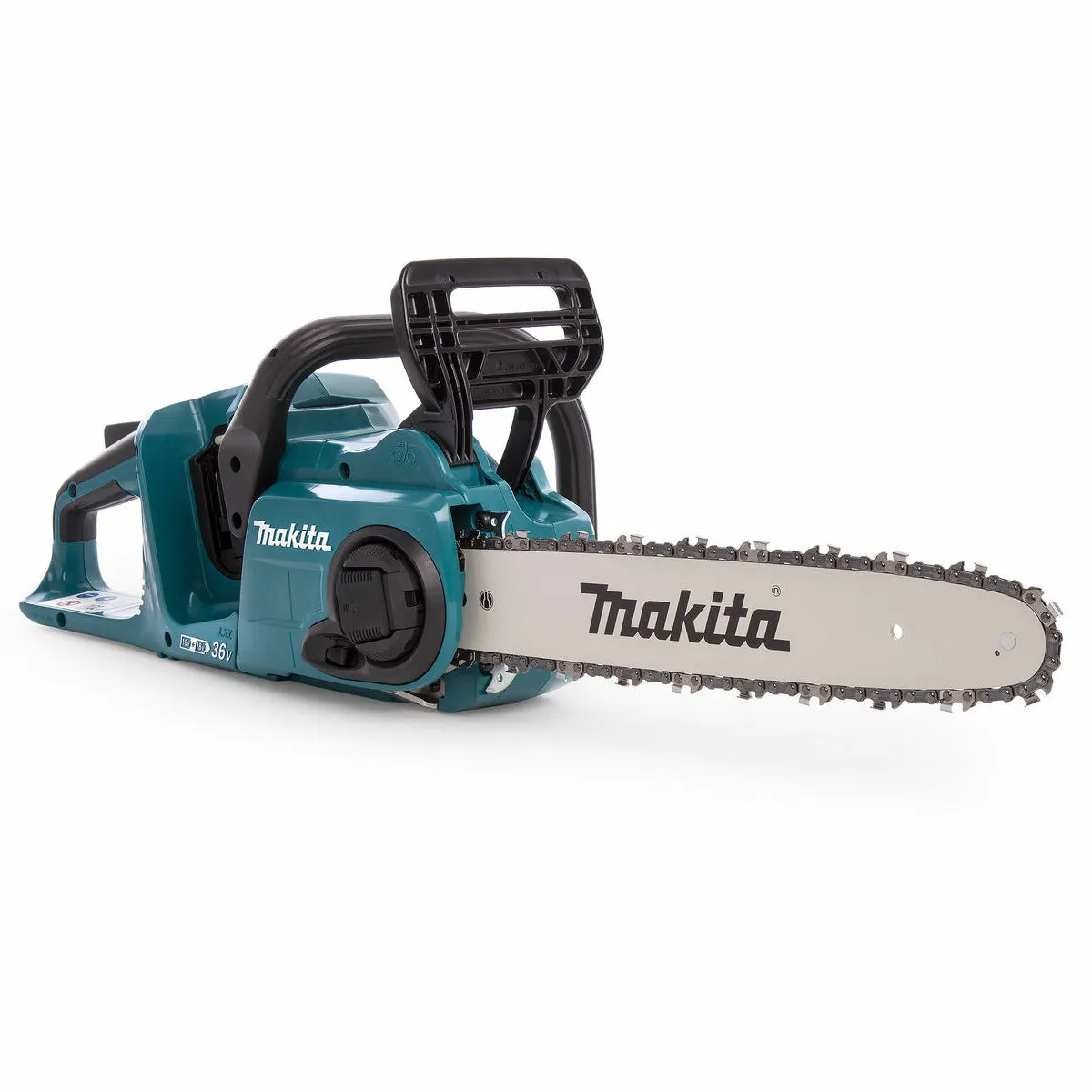 Makita DUC353Z 36V Brushless 350mm Chainsaw With 2 x 5.0Ah Battery & Charger